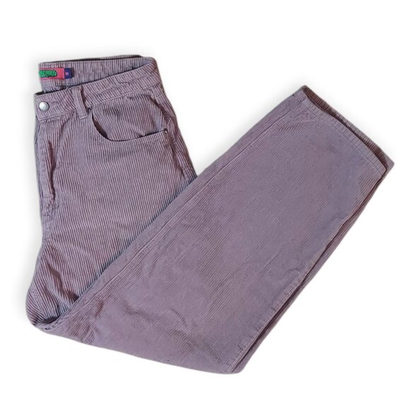 Empyre Tori Womens Pants 11 Purple Corduroy Baggy 90s Y2K Streetwear Skate - Picture 1 of 8